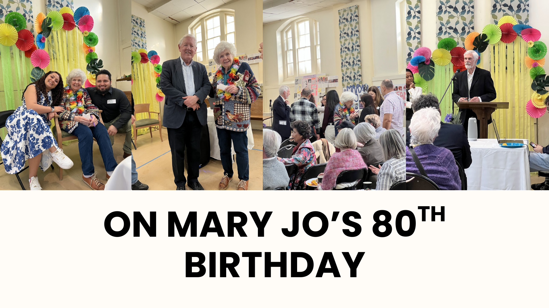 On Mary Jo’s 80th Birthday: Reflections from Father Jack
