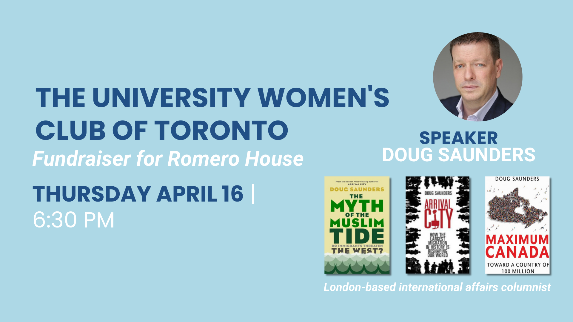 Join us at the UWCT Fundraiser!